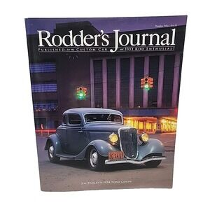 Rodder's Journal Magazine‎ #50 Hot Rod Enthusiast 1934 Ford Coupe Car